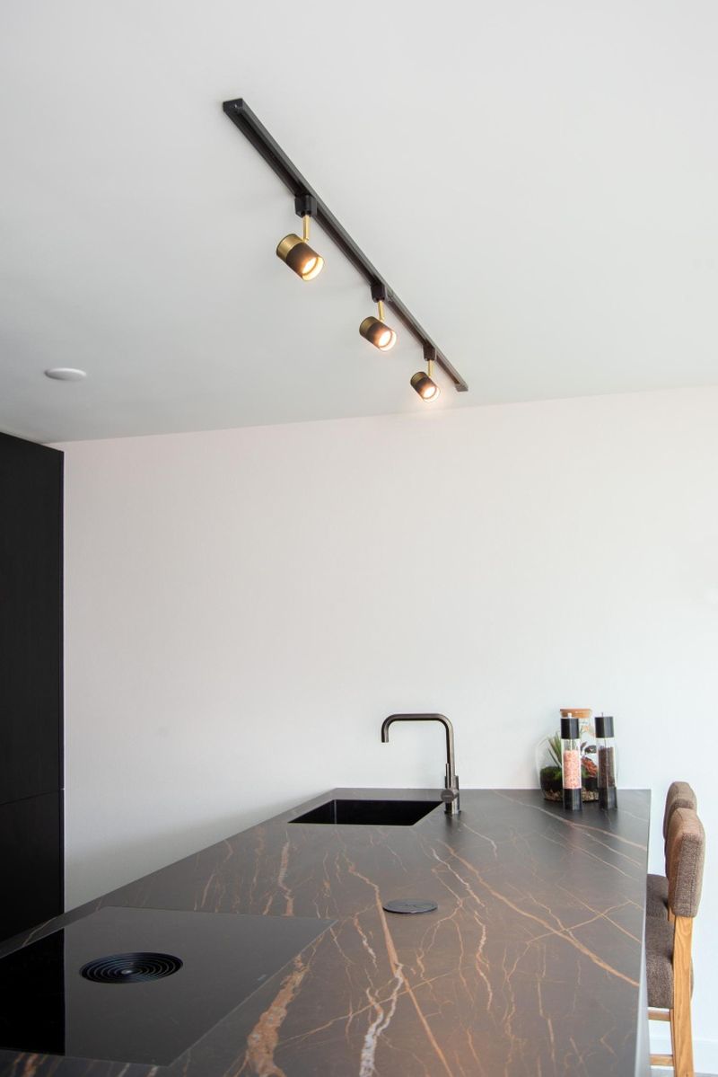 Lucide TRACK FLORIS Track spot - 1-okruhový systém osvetlenia koľaje - 1xGU10 - čierny (predĺženie)